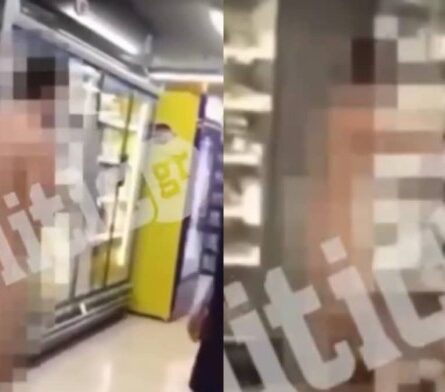«Πάγωσαν» οι πελάτες: Άνδρας ψώνιζε γυμνός και... ανενόχλητος σε super market (video) - Funny-Περίεργα